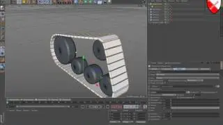 Риггинг Гусеницы в CINEMA 4D