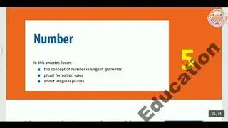 Class 6 || Everyday English Grammar || Chapter 5 || Number