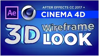 Create 3D wireframe animations with Cinema 4D & After Effects CC 2017 - Tutorial, Sean Frangella