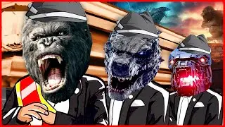 Godzilla & King Kong || Meme Coffin Dance (Cover)