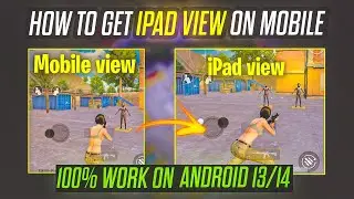 How to get ipad view in BGMI 3.4 update || how to apply iPad view on Android BGMI/PUBG iPad view🔥