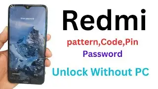 Redmi Hard Reset Without PC // Redmi Pattern, Code, Password Reset without Pc