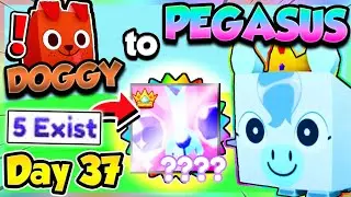 Doggy ➜ PEGASUS (Day 37) ✨SHINY TITANIC TRADES!! (Pet Simulator X Roblox)