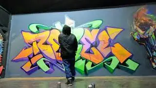 Throwup winter session and Color pieces in Novosibirsk. 