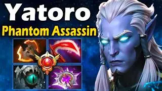 Яторо на Фантомке попался с Коллапсом и Мипошкой - Yatoro Phantom Assassin 7.36 ДОТА 2