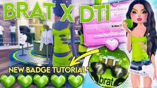 💢HOW TO GET NEW BRAT BADGE & *FULL* UPDATE TOUR | Dress To Impress Roblox