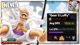 ⛅Showcasing *NEW* RIPTIDE/ASTRAL "Luffy" in Anime Champions Simulator