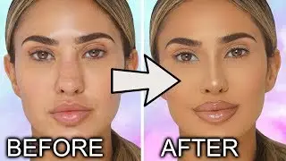 FAKE A NOSE JOB w/ NOSE CONTOUR ( NO Clickbait ) | BrittanyBearMakeup