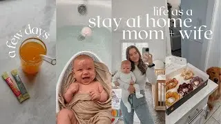 days in the life as a STAY AT HOME MOM + WIFE 🧺