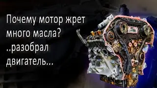 Почему мотор ест масло. Разбор двигателя nissan vq35de.