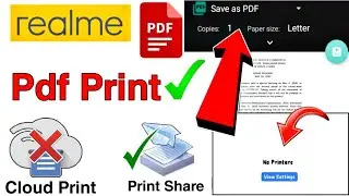 Realme pdf print solutions 100% - Realme pdf save problem solved 🔥🔥