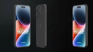 App Promo   Phone 14 Pro Matte Version Mockup Pack for After Effects 2023