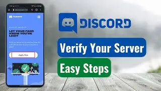 How to Verify Discord Server !