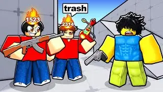 They Called me TRASH, So I 1v2’d them.. (Roblox Rivals)