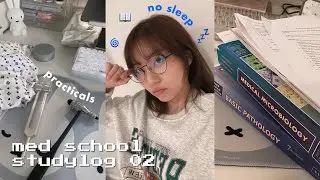 STUDY VLOG: practicals, all-nighters, thrifting textbooks, wisdom teeth extraction