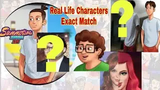 Summertime Saga Characters in real life | update 0.20.1 | latest update of Summertime saga