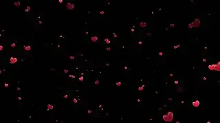 Hearts Black Screen Video Effects - Light Effect Video- Kinemaster Template - Status Background