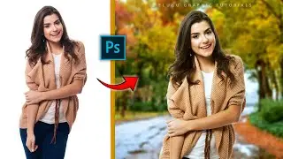 How to Change Background in Photoshop | Easy Telugu Tutorial 2025 🔥