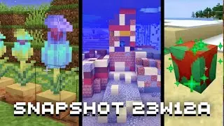 Trail Ruins, Sniffer Egg & Pitcher Plant - Minecraft 1.20 Snapshot 23w12a Gameplay (No Commentary)