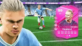 99 FUTTIES ERLING HAALAND IS INSANE IN EA FC 24!!