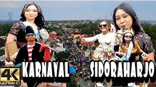 Drone 4K _Karnaval Sidoraharjo Kedamean Gresik 2024 _ kemeriahan karnaval Traseng Sidoraharjo