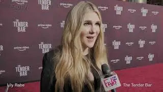 Lily Rabe talks about George Clooney directing in The Tender Bar