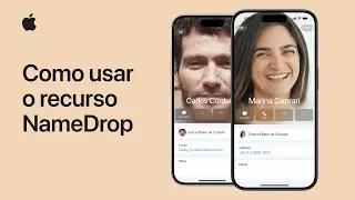 Como usar o NameDrop no iPhone | Suporte da Apple