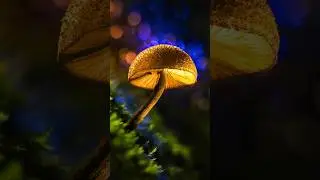 Macro Hacks: Steel Wool & Blue LED Light 🩵🍄 #macrophotographyideas