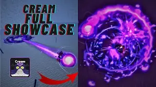 Full showcase of *CREAM* stand🟣[AFSX | Anime Fighting Simulator X] (ROBLOX)