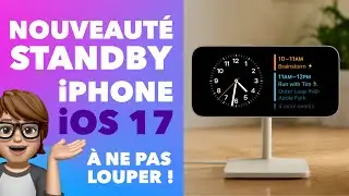 Tout savoir sur StandBy sous iOS 17 • En veille • iPhone