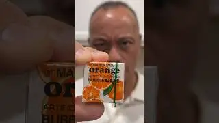 👂 ASMR MARUKAWA BUBBLE GUM CANDY FROM JAPAN ORANGE FLAVOR AND EATING SOUNDS 👂 