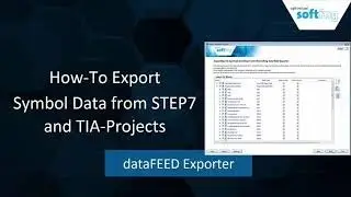 How To Export Symbol Data from STEP7 and TIA Projects