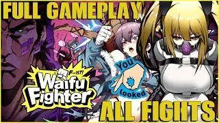 Waifu Fighter | All Fights | Full Gameplay