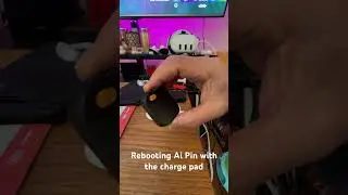 Rebooting Humane Ai Pin with the charge pad #aipin #humane