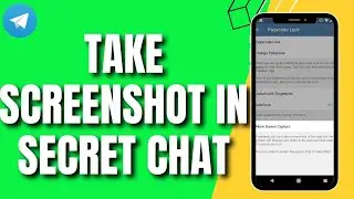 How To Take Screenshot In Telegram Secret Chat (2024)