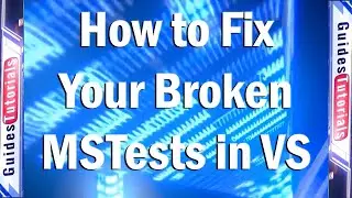 Fixing Test Loading Errors in Visual Studio with MSTest