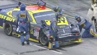 2009 Ford 400- 5 Car Pit Road Crash