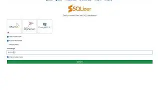 Convert an Excel XLS/XLSX file to a SQL Database in 30 seconds