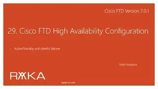 29. Cisco FTD High Availability Configuration