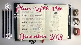 PLAN WITH ME | Bullet Journal | December 2018