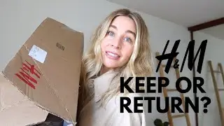 H&M KEEP OR RETURN? | New Arrivals Fall Outfit Inspo | Affordable FW22 Haul