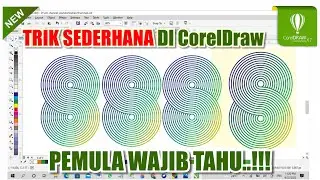 cara membuat logo untuk pemula di coreldraw x7 | belajar dasar-dasar coreldraw