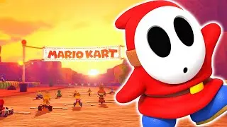 Mario Kart 8 Deluxe - GBA Sunset Wilds (Shy Guy Gameplay)