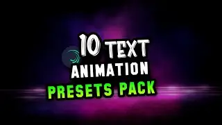 Top 10 Text Effect • Alight Motion Lyrics Text Animation • Free XML And Preset Free Download