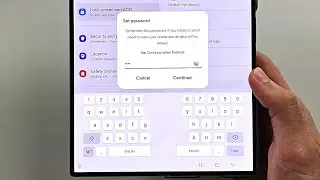 How To Change your password on Samsung Galaxy Z Fold 6