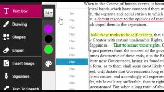 Want to highlight, comment, draw on a PDF?
