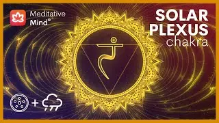 SOLAR PLEXUS CHAKRA Healing || Rain + Hang Drum Music  || Unlock your Inner Power