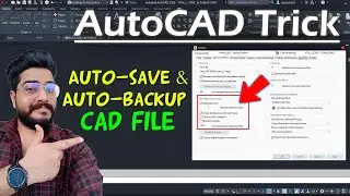 AutoCAD Tricks || AUTOSAVE file in AutoCAD | .sv$ File in AutoCAD | Automatic save AutoCAD