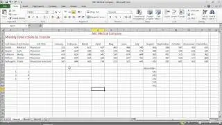 Excel 2010 Basics - Merging and Splitting Cells.mov