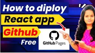 How to Deploy  React app to Github Pages?Deployment of React Application using GitHub Pages #infysky